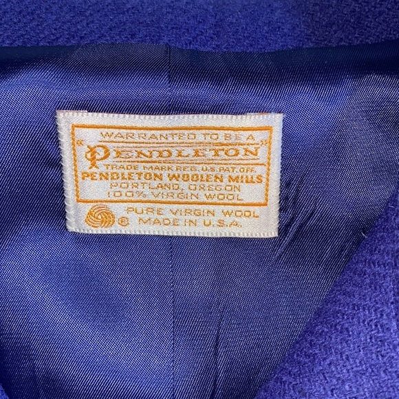 Pendleton Periwinkle Blue wool blazer - Picture 3 of 8